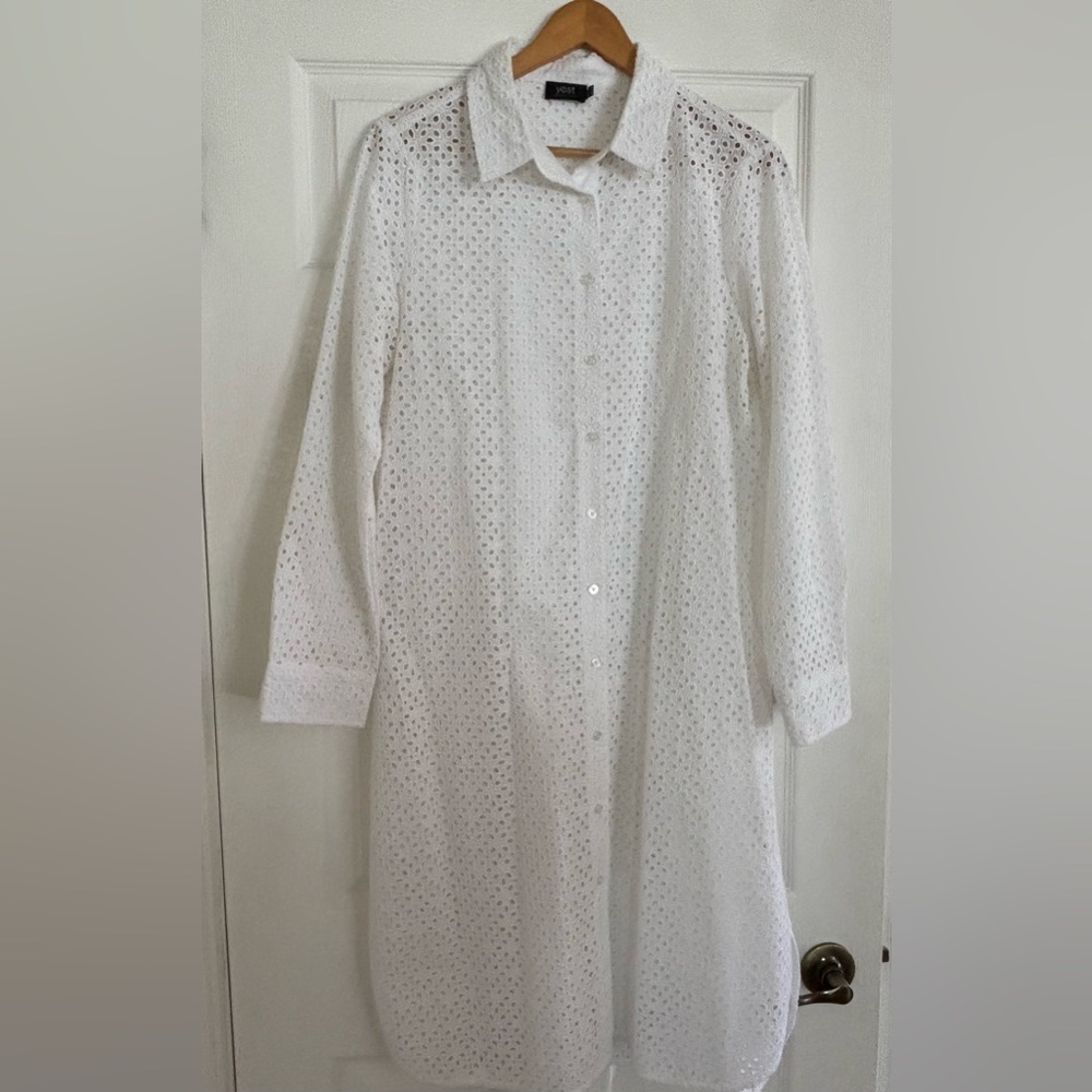 YEST GIULIETTA LONG BLOUSE | OFF-WHITE